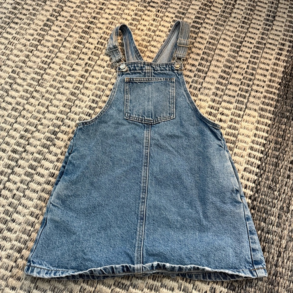 Zara Denim Overall Dress Size 5-6